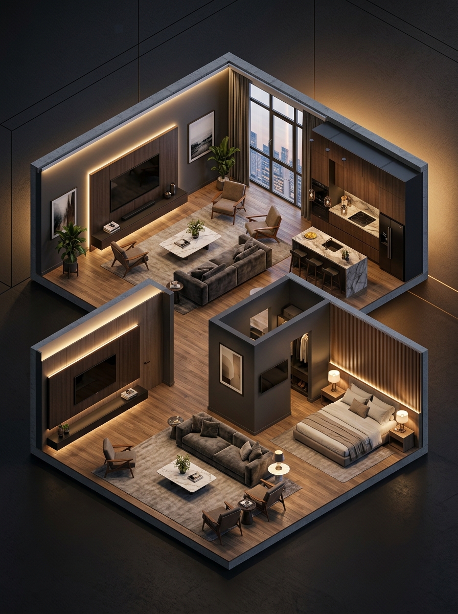 3D PLAN RENDER