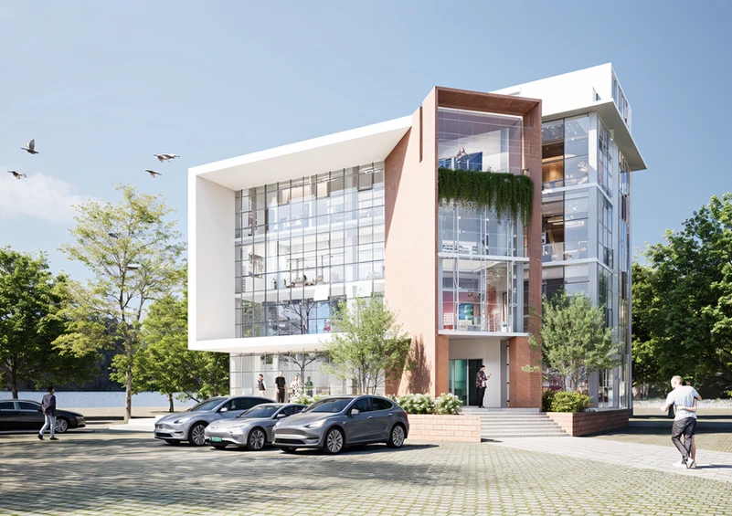 Modern Public Plaza with Eco-Friendly Design | Sustainable Architecture