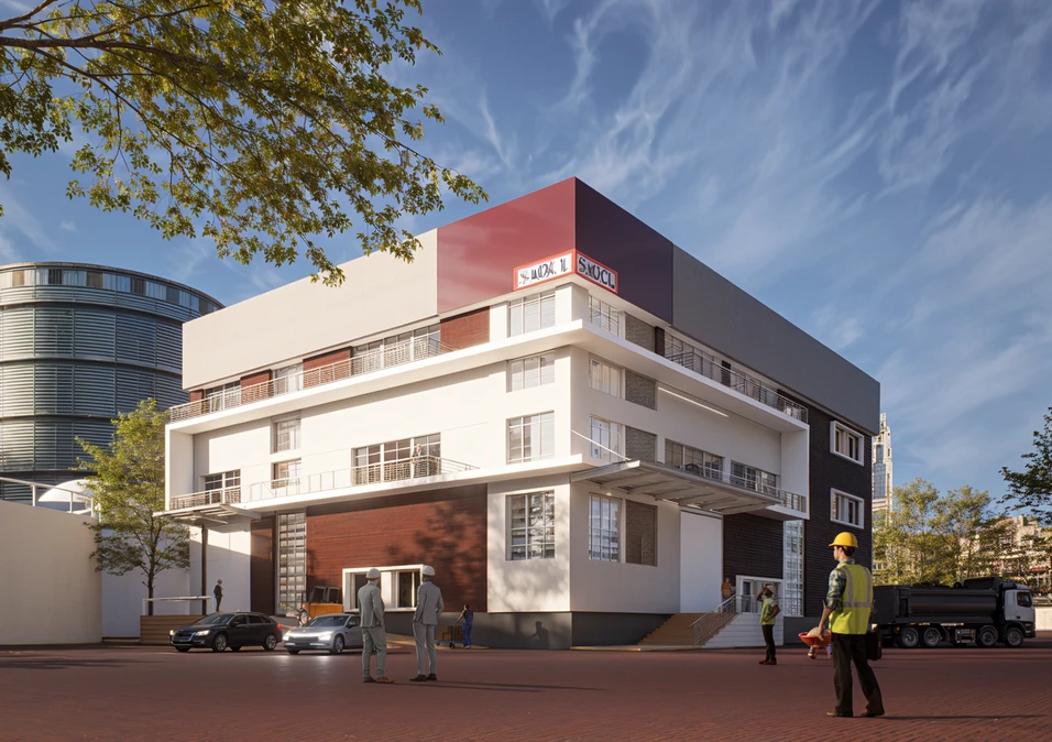 Specially Facade Designed Warehouse Design