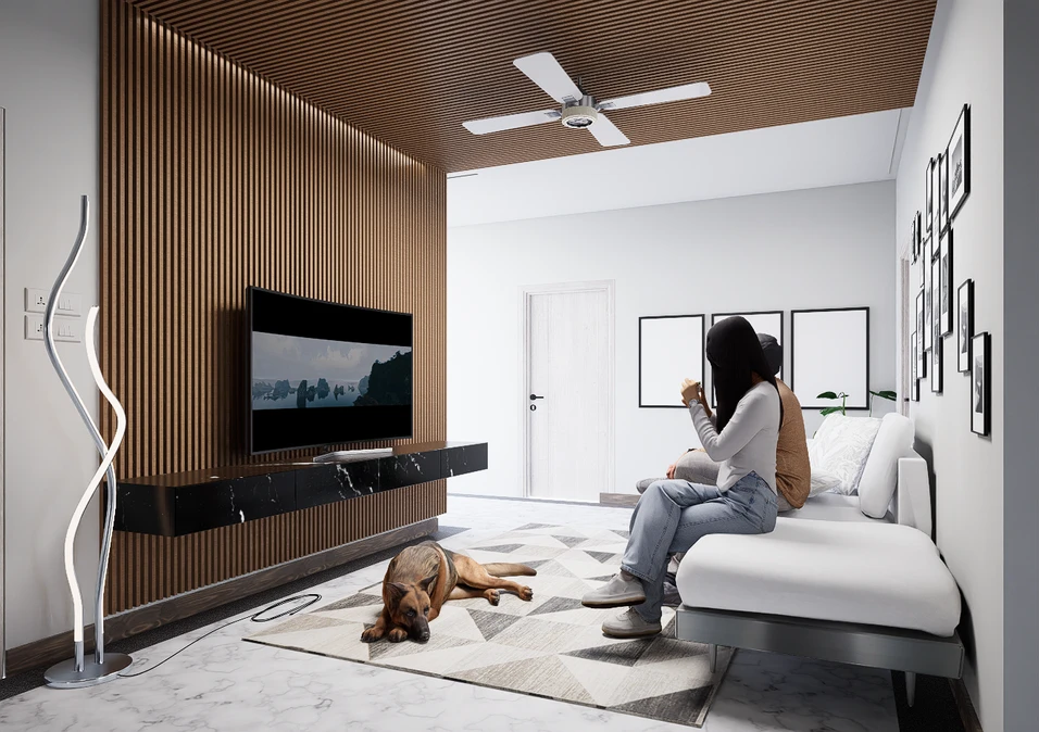 Modern Minimalist Living Space